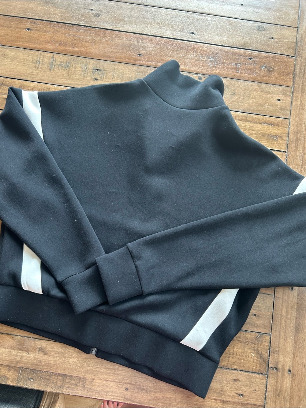 SPANX AirEssentials Black Zip Track Jacket M - Picture 10 of 13